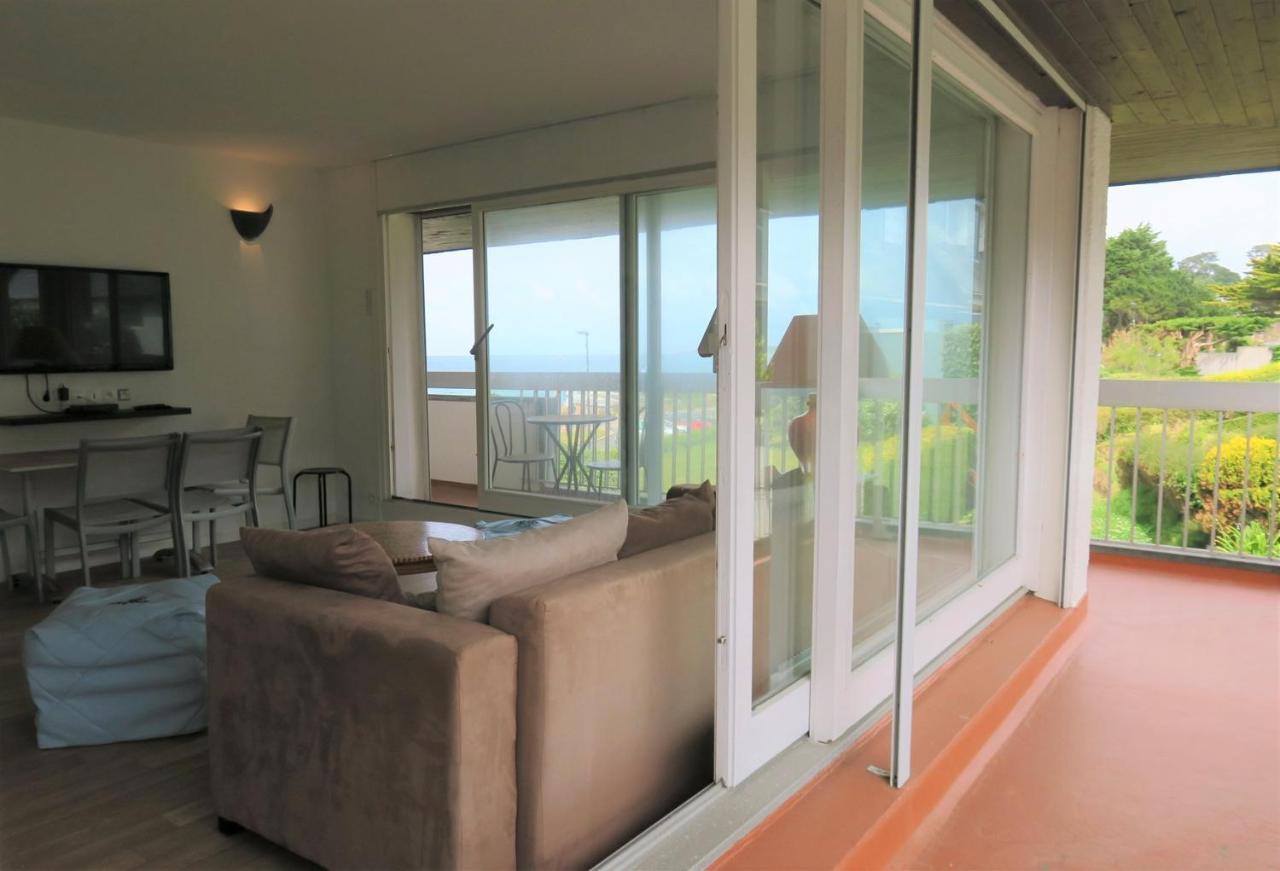 Appartement Vue Sur Mer Avec Terrasse, Plage De Trestraou A Perros-Guirec - Ref 861 Exterior foto